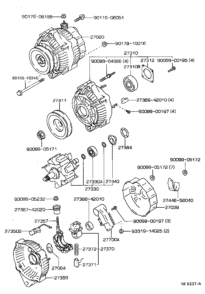  DYNA TOYOACE |  ALTERNATOR