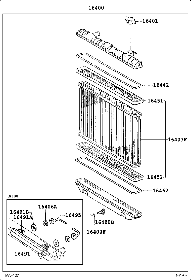  CROWN CROWN MAJESTA |  RADIATOR WATER OUTLET