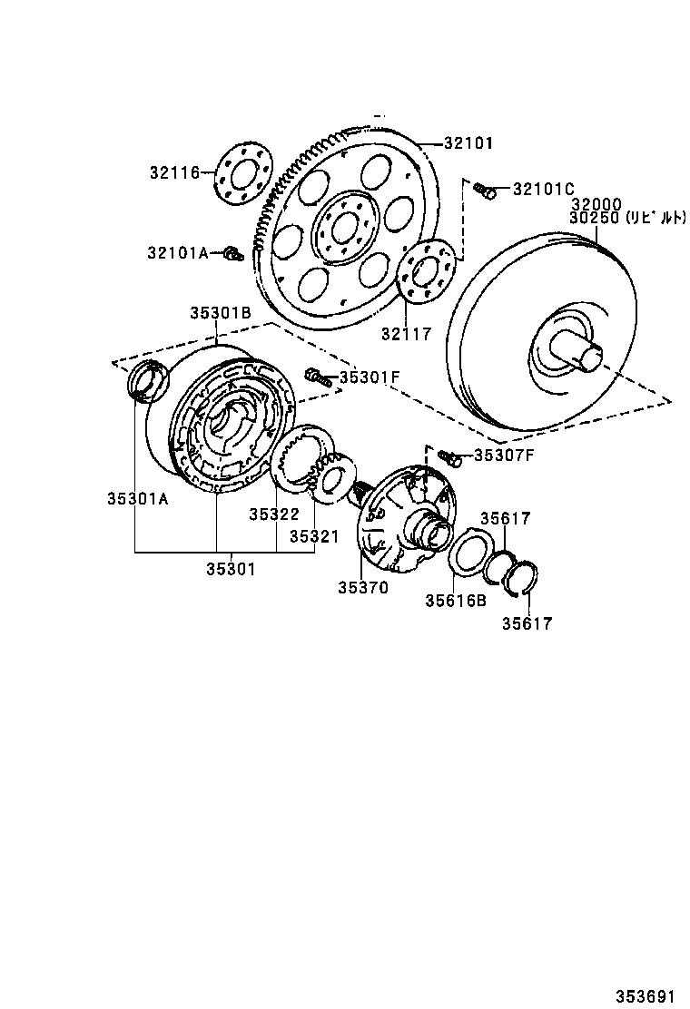  WINDOM |  TORQUE CONVERTER FRONT OIL PUMP CHAIN ATM