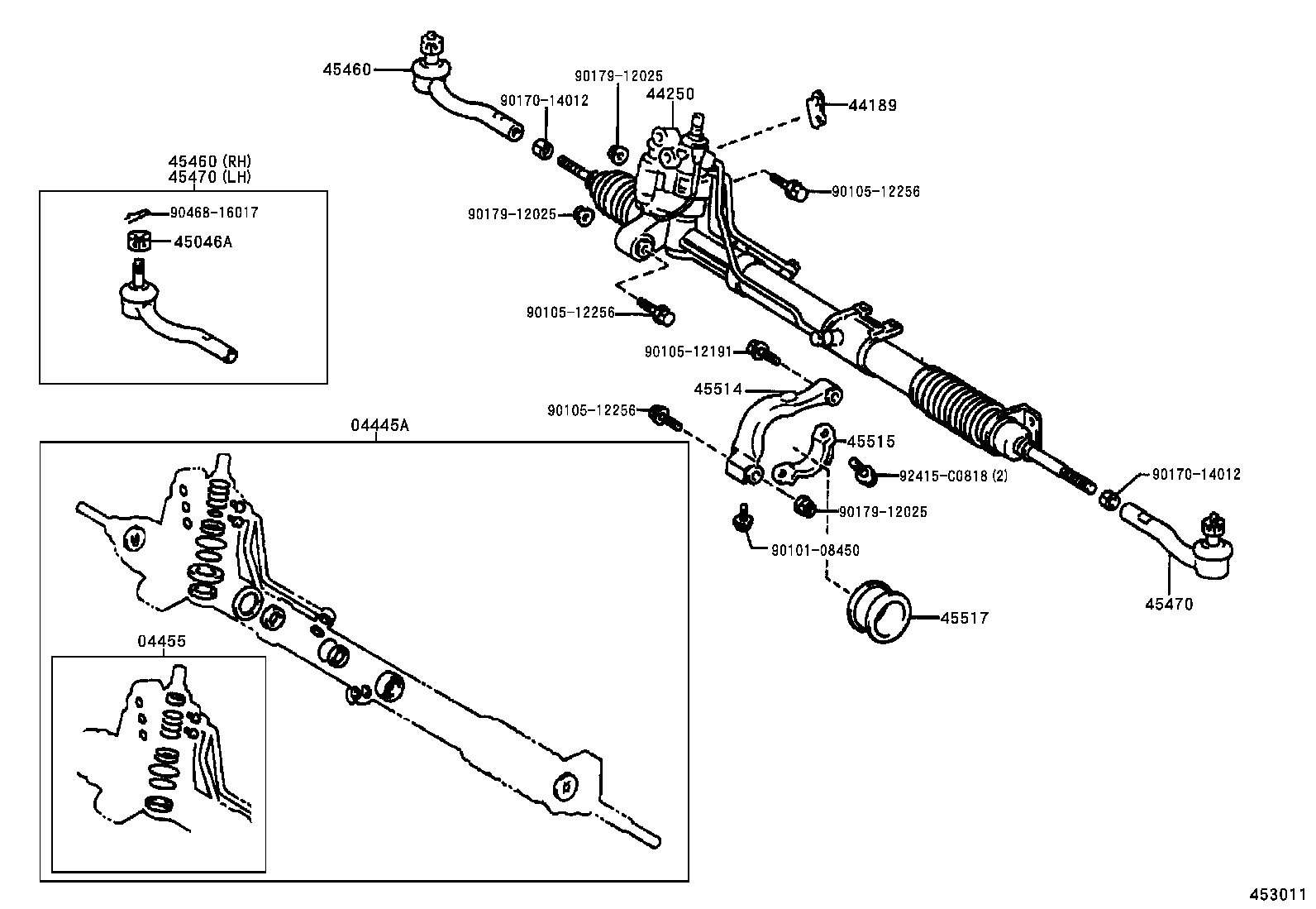  CROWN CROWN MAJESTA |  FRONT STEERING GEAR LINK
