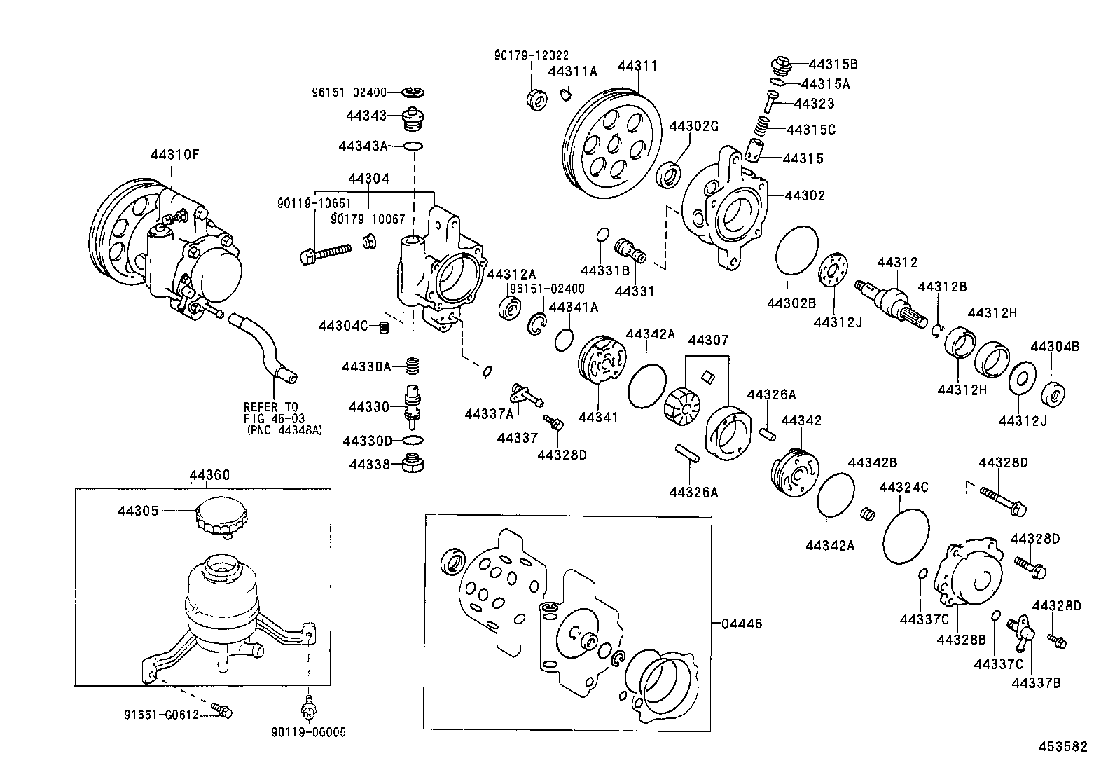  CELICA |  VANE PUMP RESERVOIR POWER STEERING