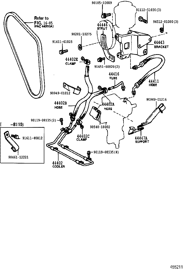  LAND CRUISER VAN |  POWER STEERING TUBE