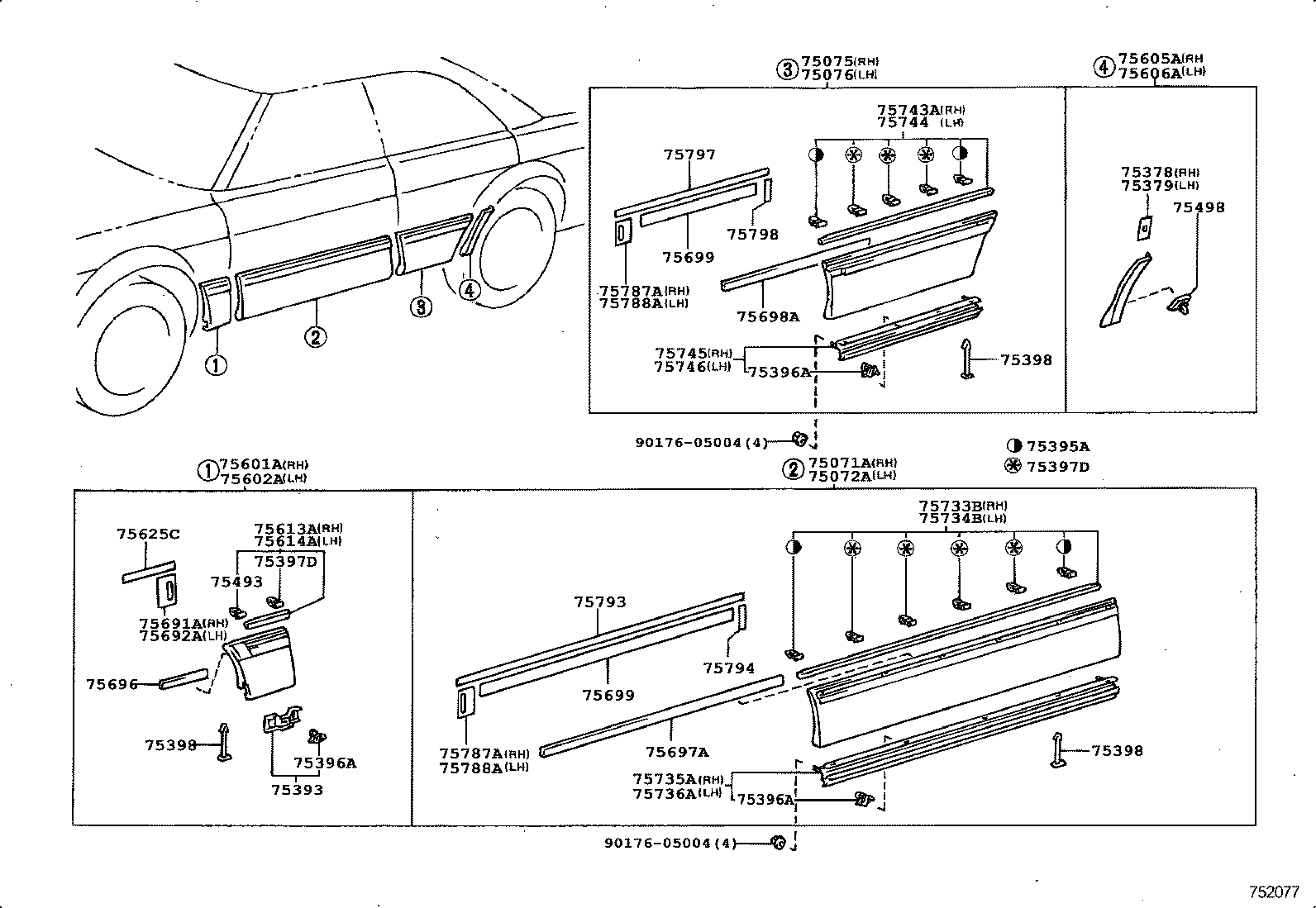  CROWN |  SIDE MOULDING