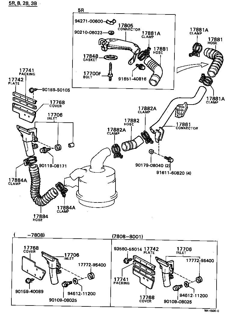  DYNA TOYOACE |  AIR CLEANER