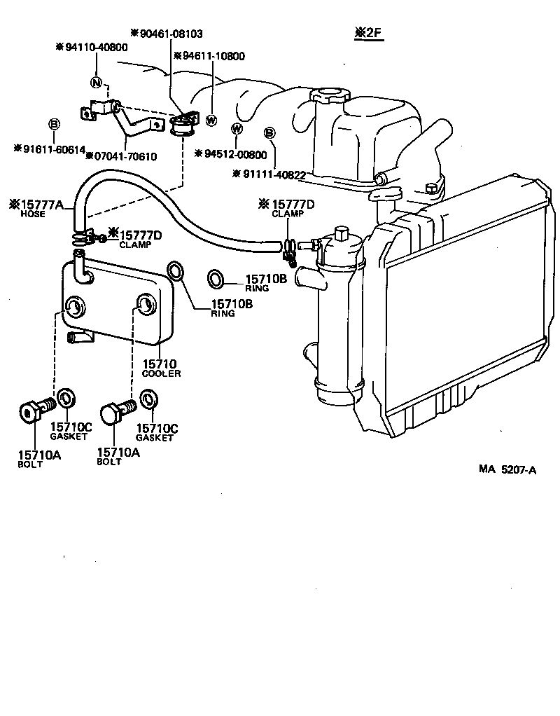 LAND CRUISER VAN |  ENGINE OIL COOLER