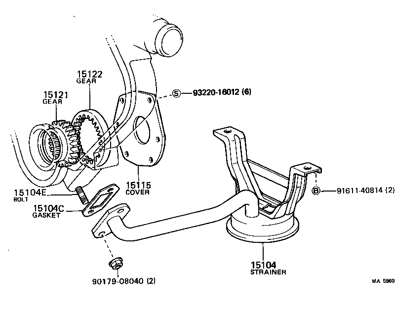  HIACE TRUCK |  ENGINE OIL PUMP