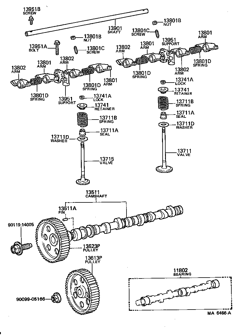  HIACE TRUCK |  CAMSHAFT VALVE