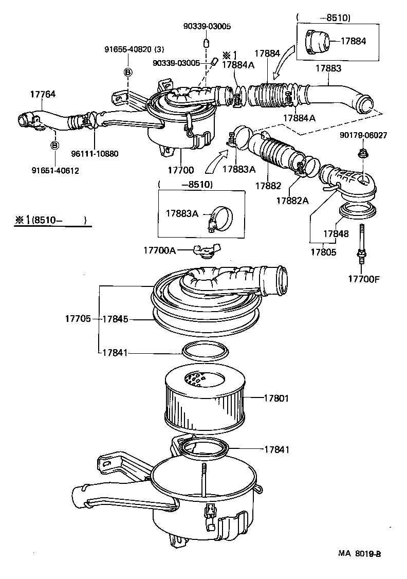  LAND CRUISER VAN |  AIR CLEANER