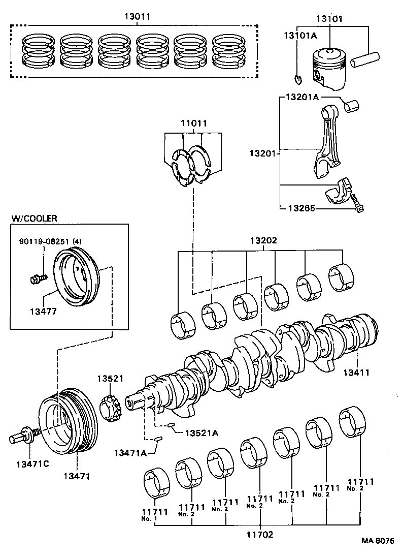  CHASER |  CRANKSHAFT PISTON