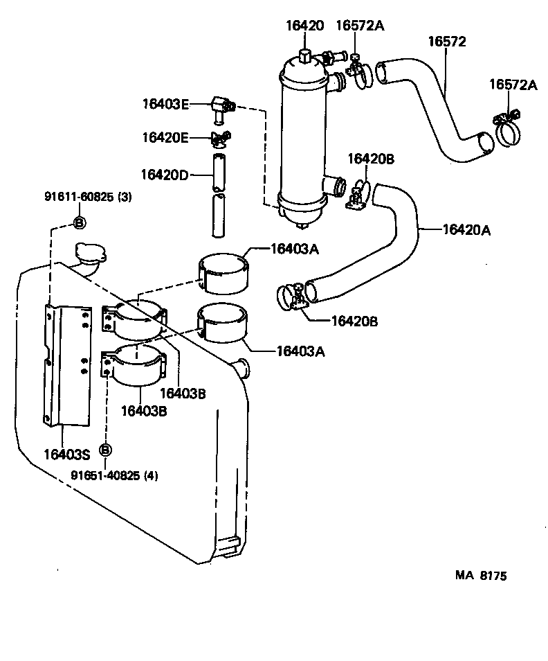  LAND CRUISER VAN |  RADIATOR WATER OUTLET