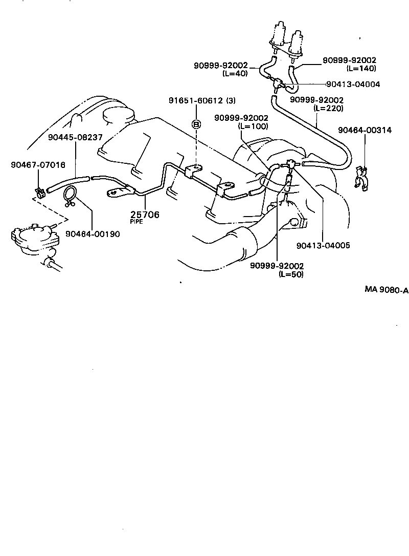  CAMRY VISTA |  VACUUM PIPING