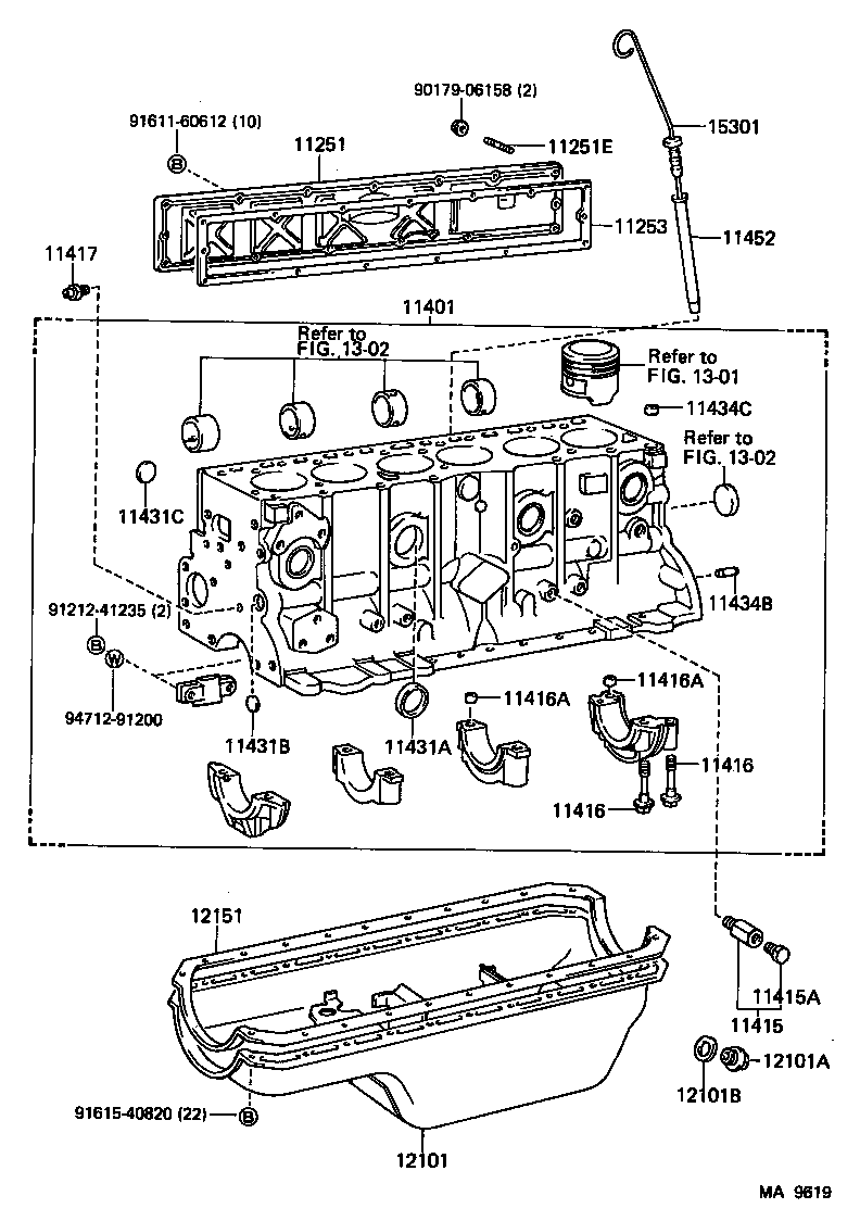  LAND CRUISER VAN |  CYLINDER BLOCK