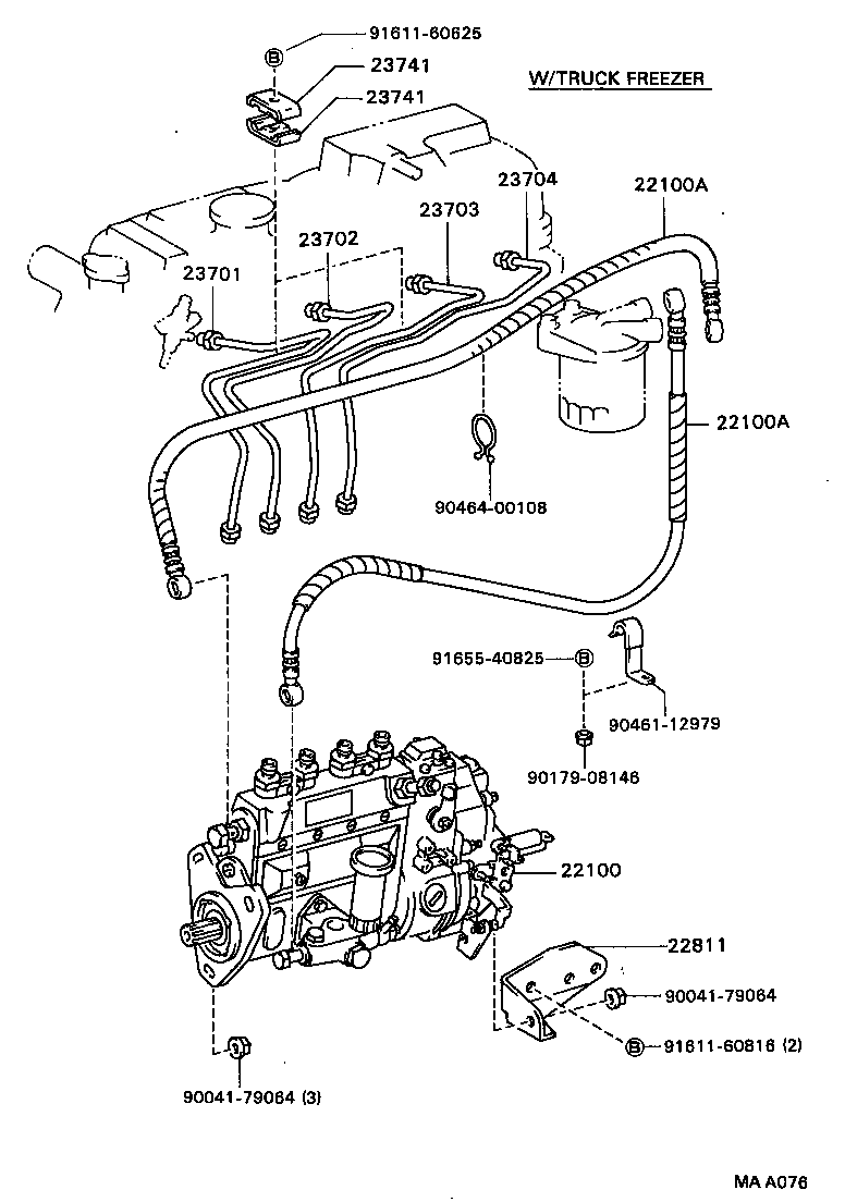  DYNA TOYOACE |  INJECTION PUMP ASSEMBLY