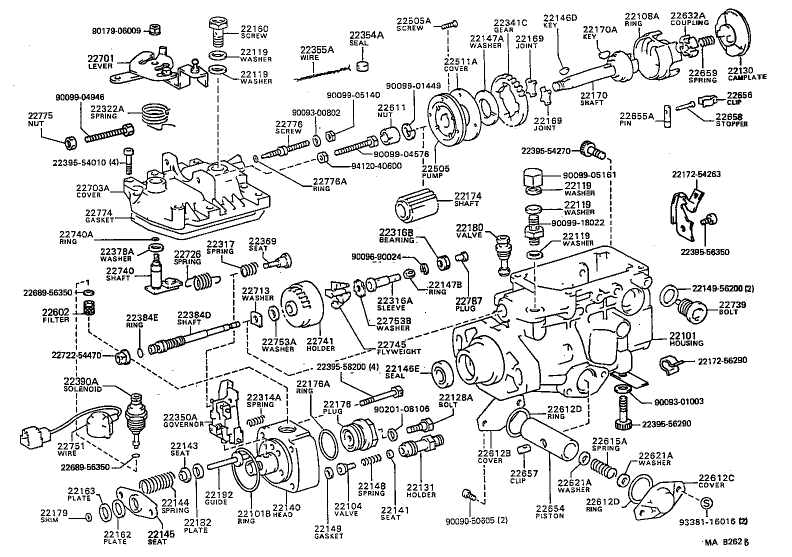  LAND CRUISER S T H T |  INJECTION PUMP BODY