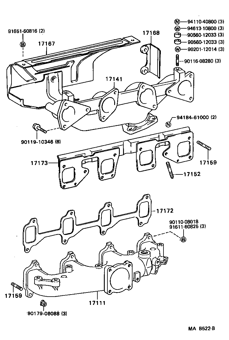  LAND CRUISER S T H T |  MANIFOLD