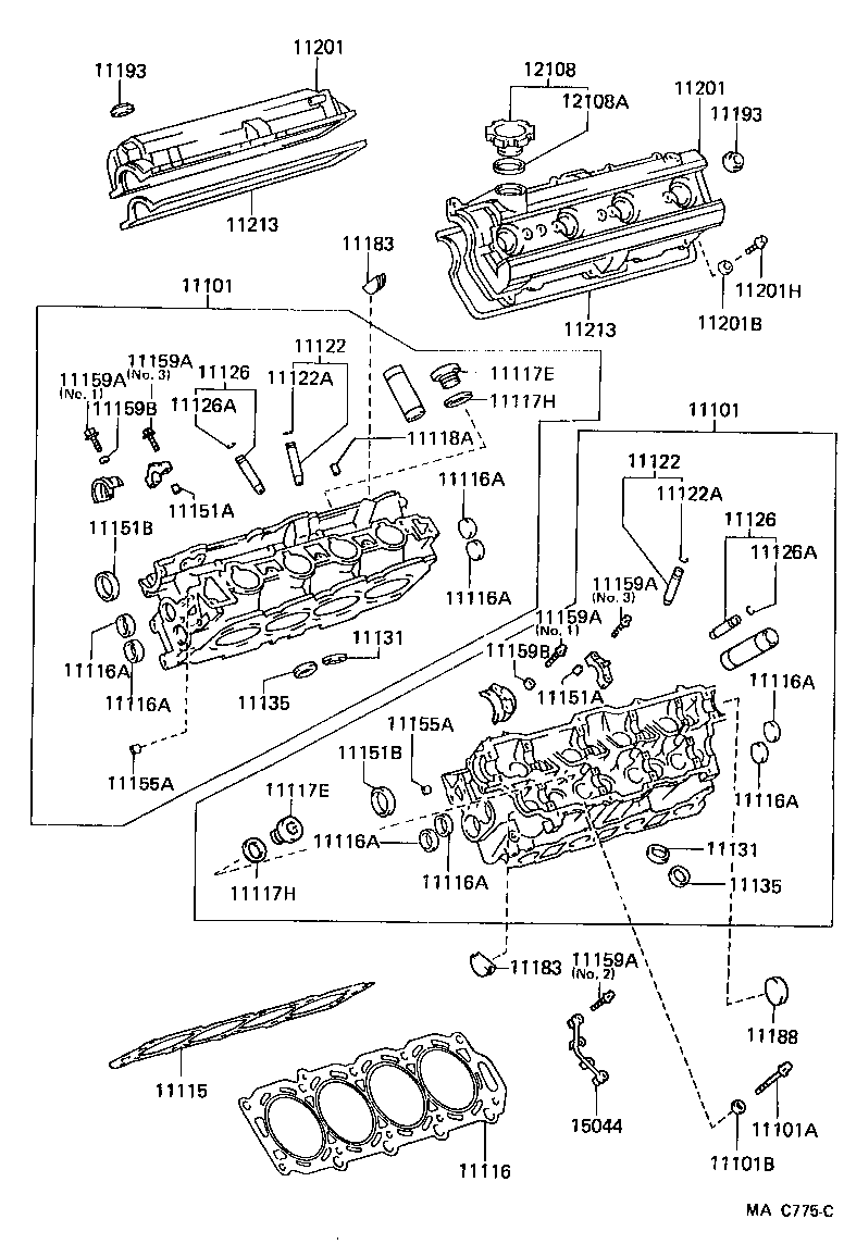  CROWN |  CYLINDER HEAD