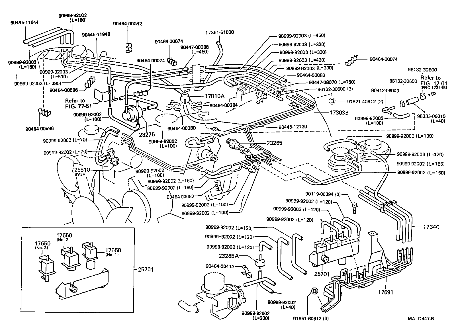  LAND CRUISER VAN |  VACUUM PIPING