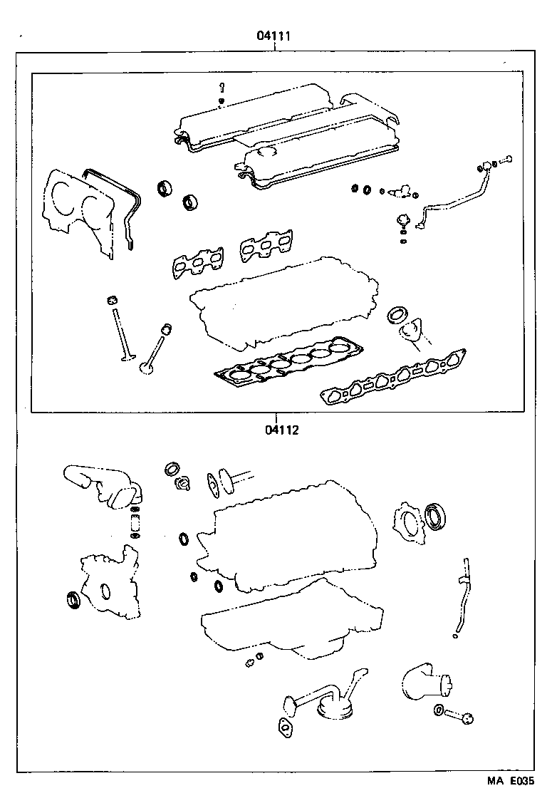  CHASER |  ENGINE OVERHAUL GASKET KIT
