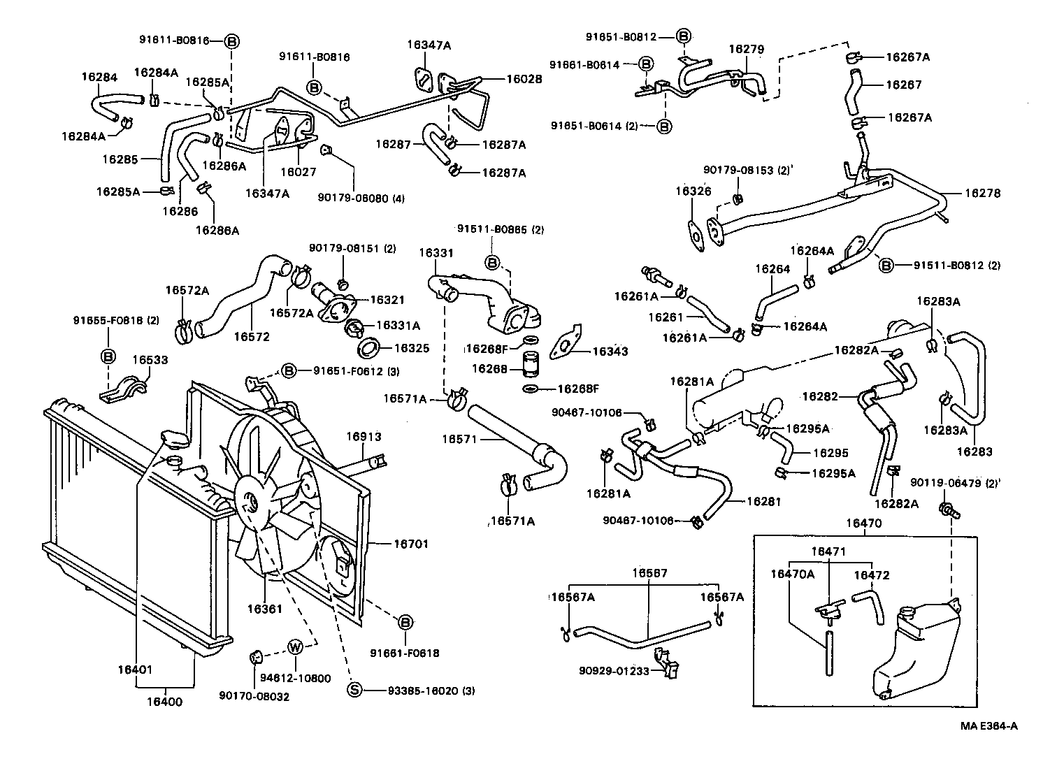  CRESTA |  RADIATOR WATER OUTLET