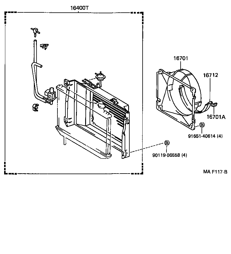  CROWN CROWN MAJESTA |  RADIATOR WATER OUTLET