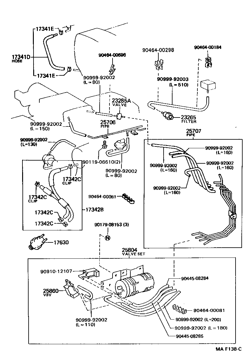  CROWN CROWN MAJESTA |  VACUUM PIPING