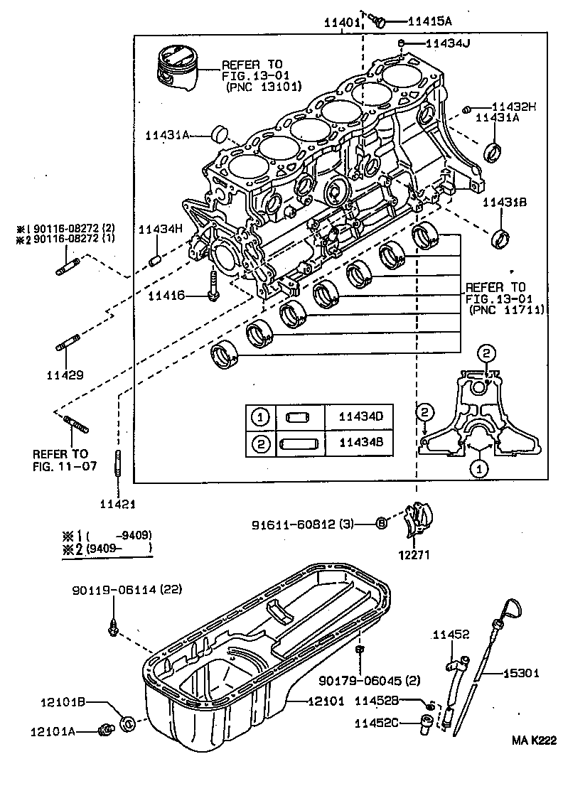  CROWN CROWN MAJESTA |  CYLINDER BLOCK