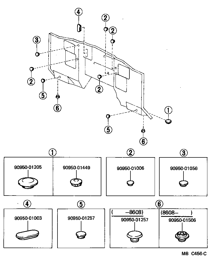  LAND CRUISER VAN |  FRONT FENDER APRON DASH PANEL