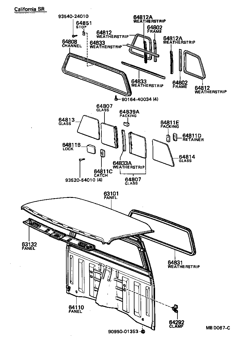  HILUX |  ROOF PANEL BACK PANEL