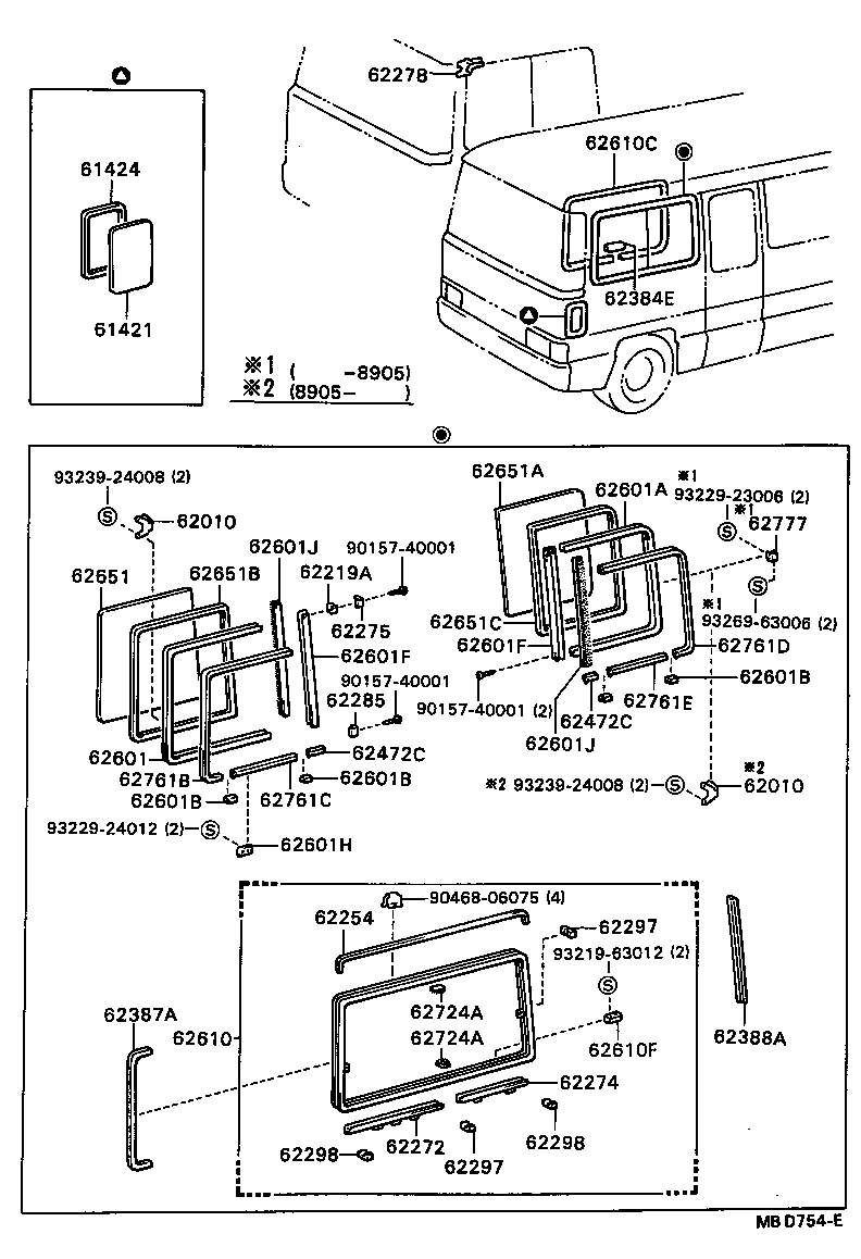  COASTER |  SIDE WINDOW