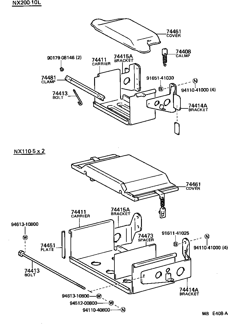  HIACE TRUCK |  BATTERY CARRIER