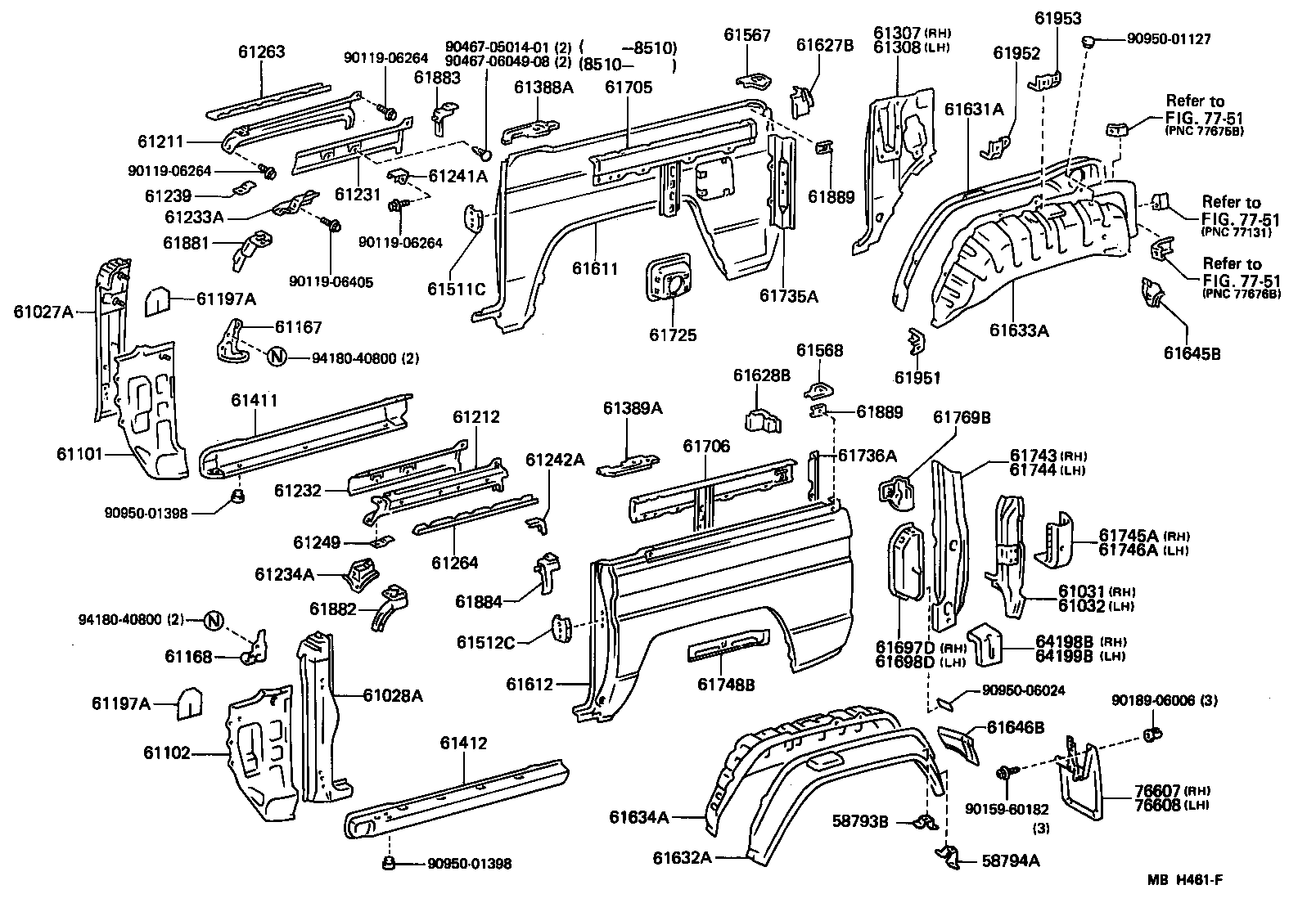  LAND CRUISER S T H T |  SIDE MEMBER