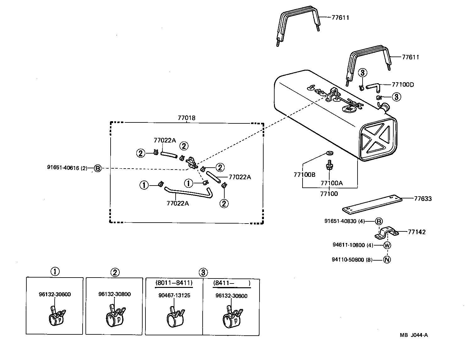  LAND CRUISER VAN |  FUEL TANK TUBE