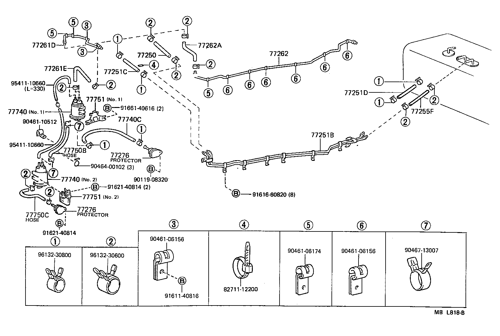  LAND CRUISER VAN |  FUEL TANK TUBE