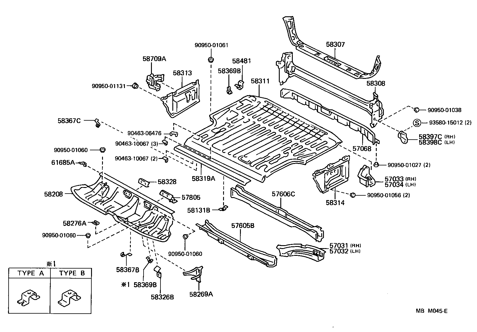  CROWN |  FLOOR PAN LOWER BACK PANEL