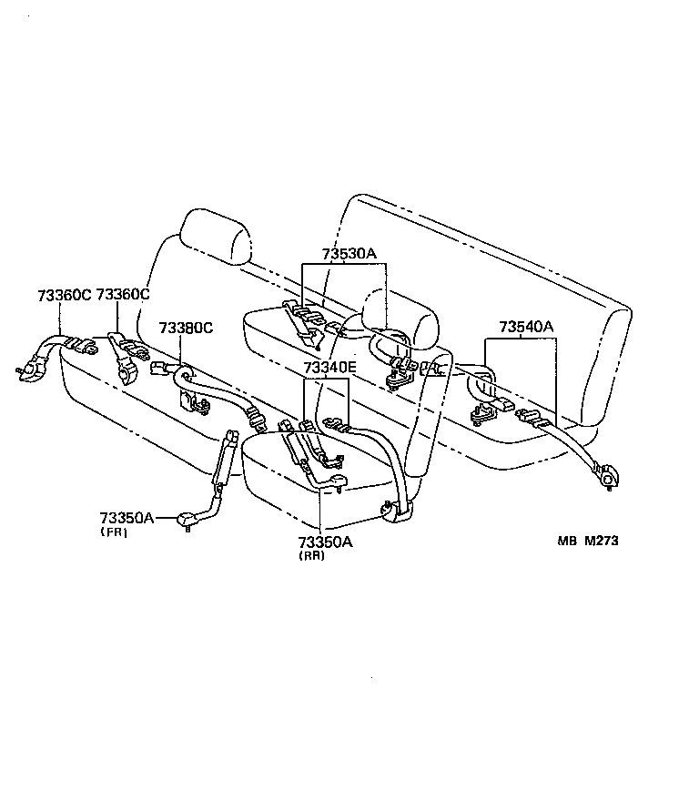  HIACE VAN WAGON |  SEAT BELT