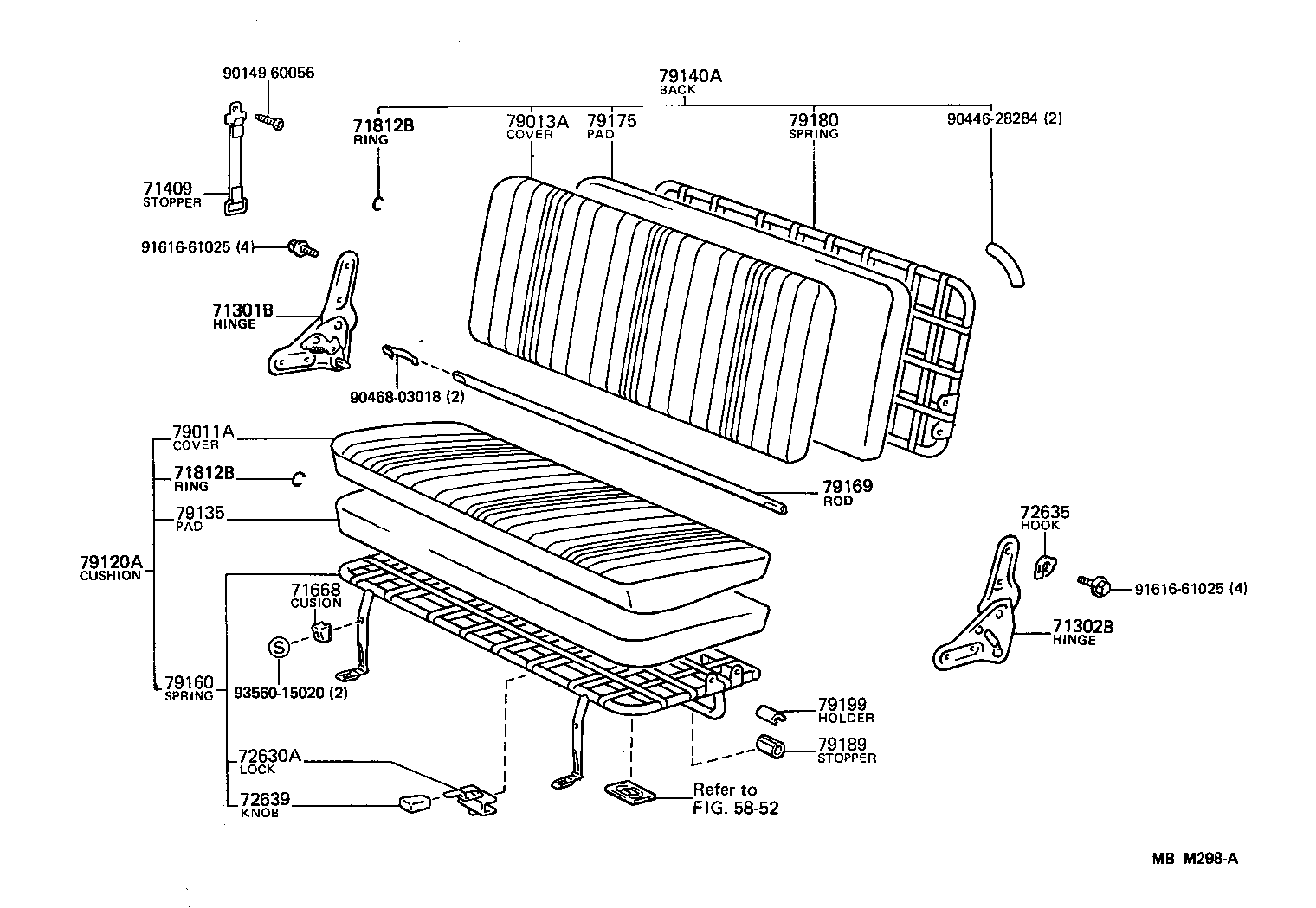  HIACE VAN WAGON |  SEAT SEAT TRACK