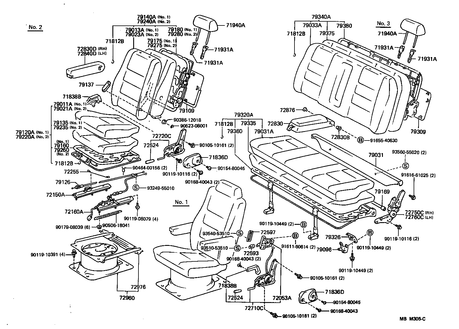  HIACE VAN WAGON |  SEAT SEAT TRACK