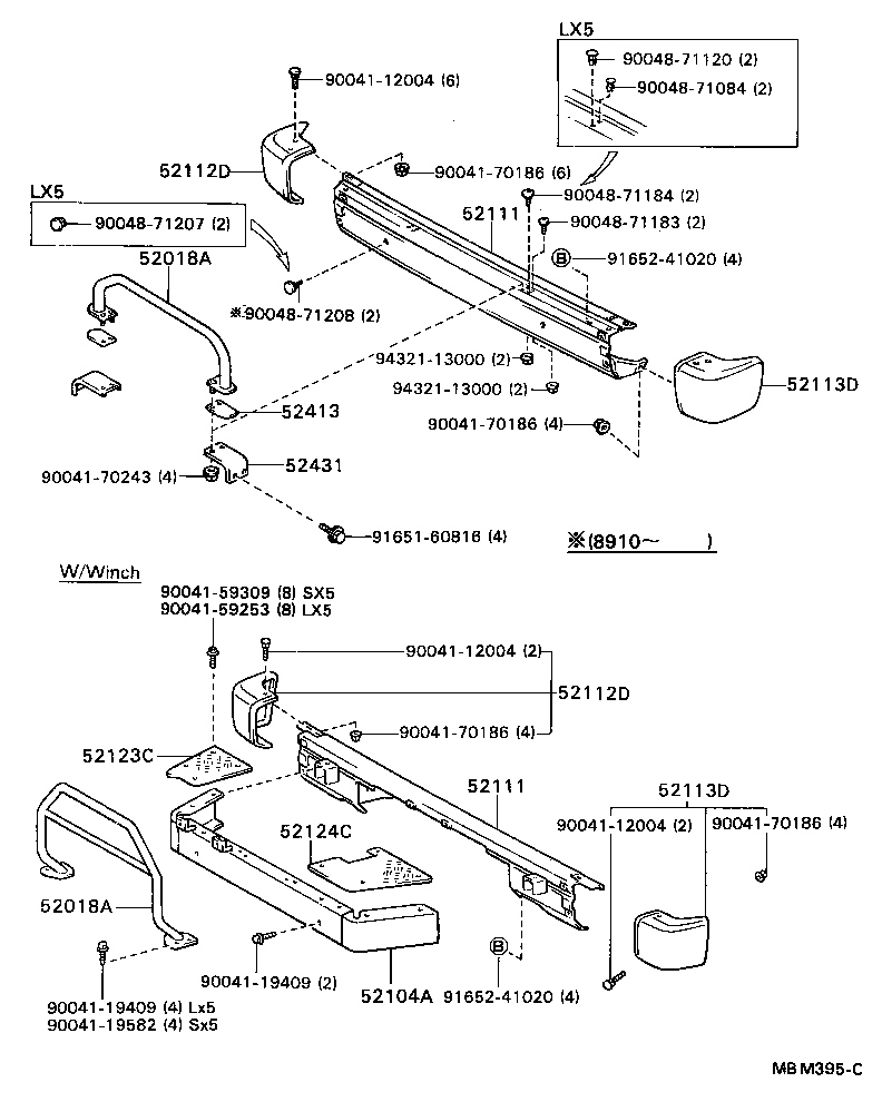  BLIZZARD |  FRONT BUMPER BUMPER STAY