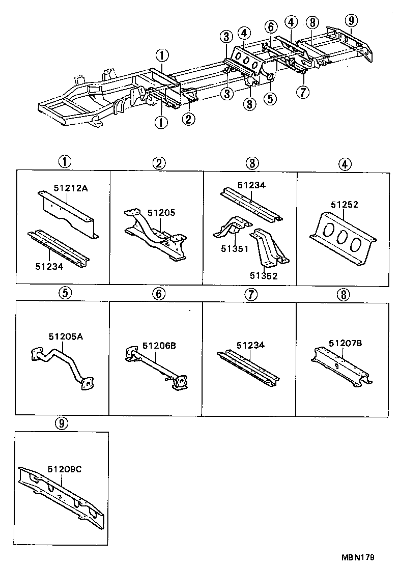  DYNA TOYOACE |  FRAME