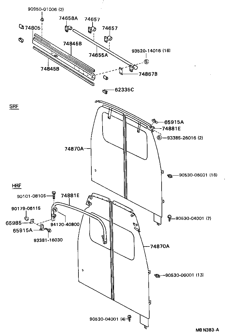  DYNA TOYOACE |  SEPARATOR SEPARATOR CURTAIN