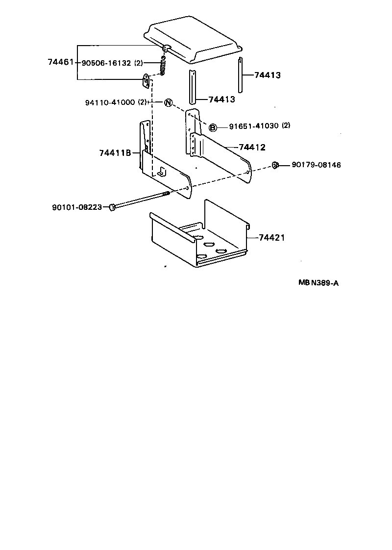  DYNA TOYOACE |  BATTERY CARRIER