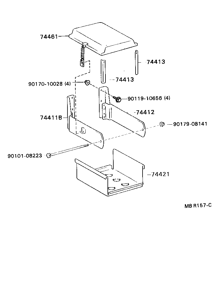  DYNA TOYOACE |  BATTERY CARRIER