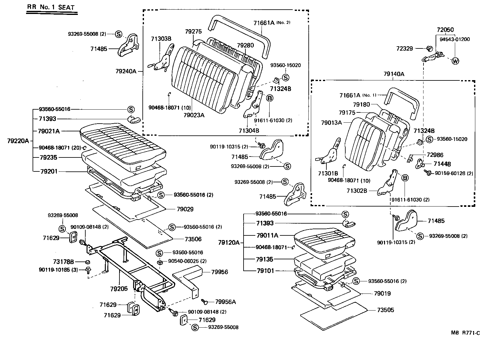  LITEACE VAN WAGON |  SEAT SEAT TRACK