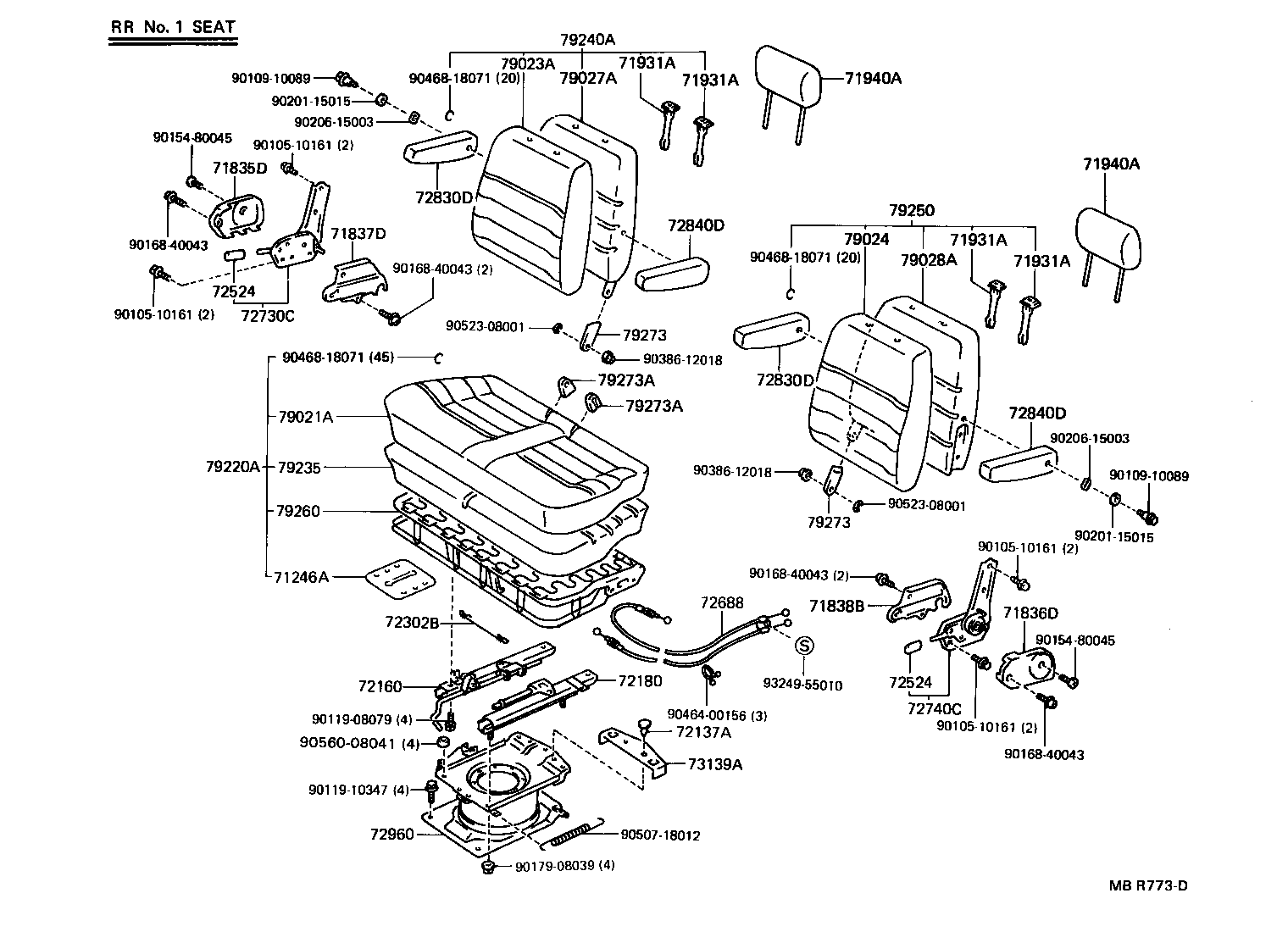  LITEACE VAN WAGON |  SEAT SEAT TRACK