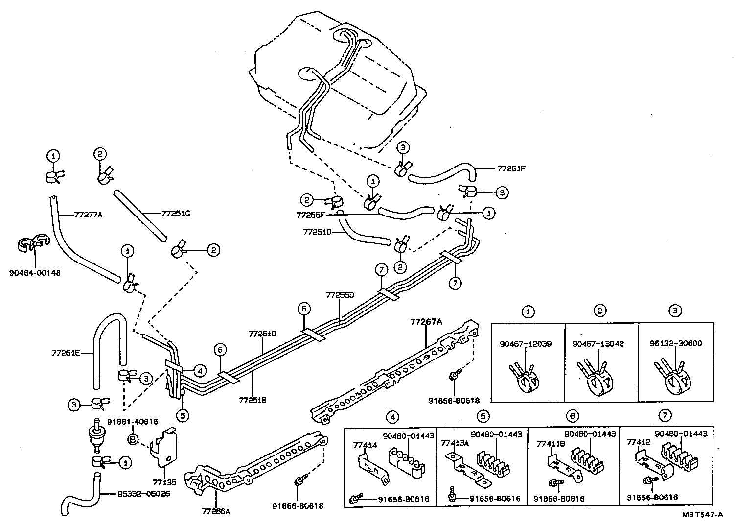  CORONA |  FUEL TANK TUBE