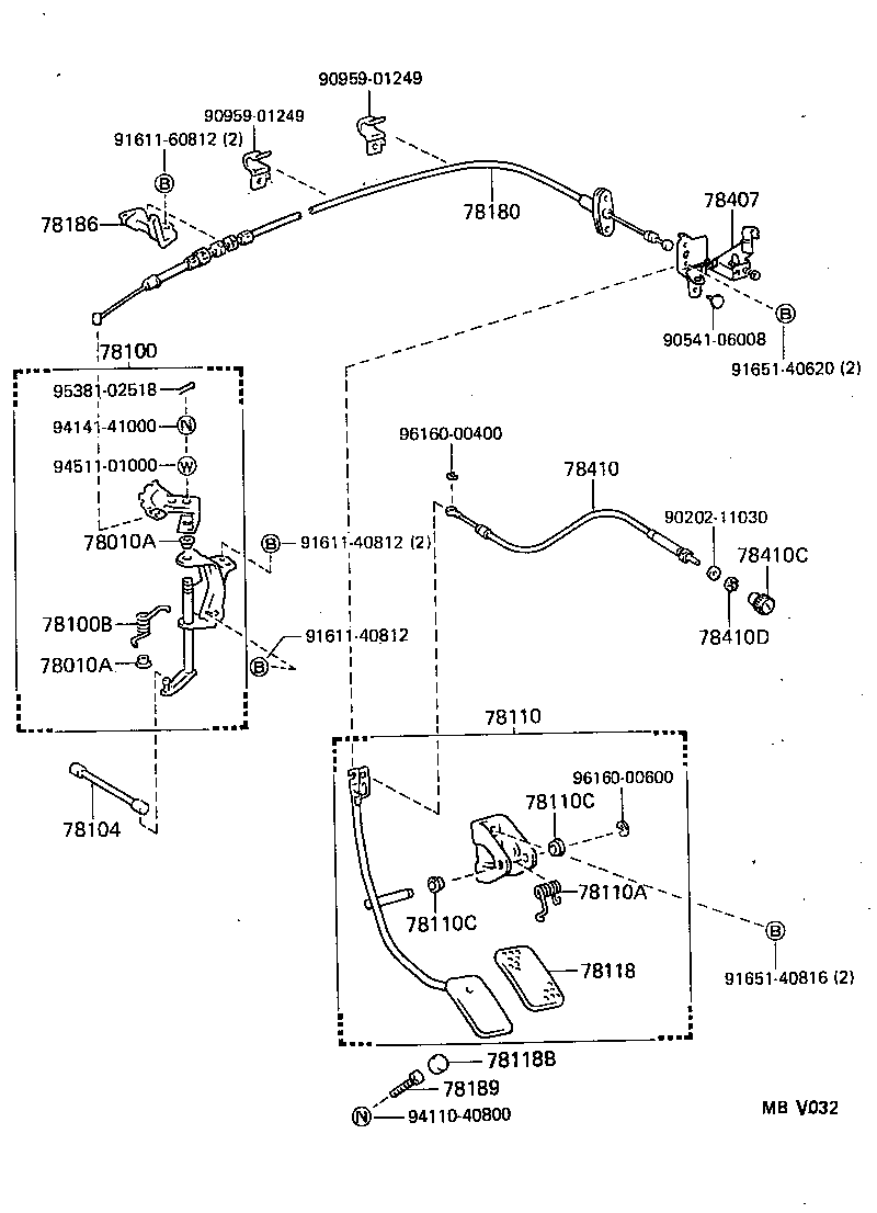  LAND CRUISER S T H T |  ACCELERATOR LINK
