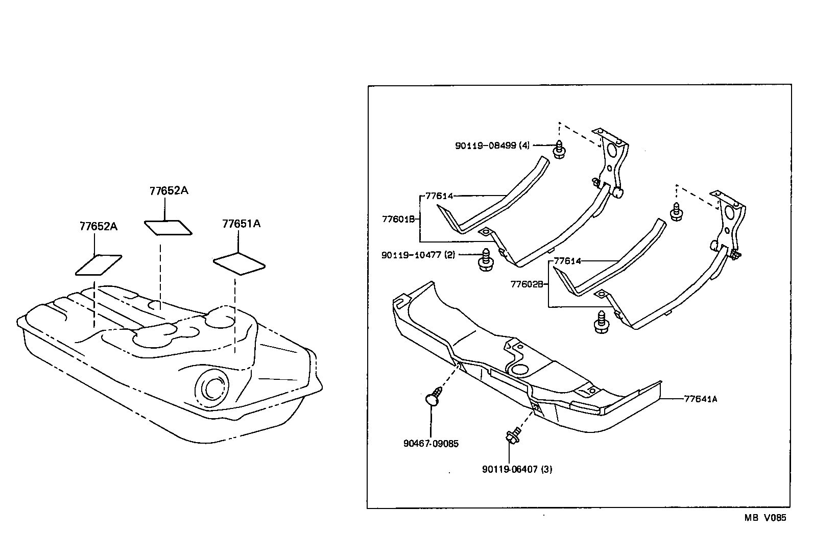  SPRINTER CARIB |  FUEL TANK TUBE