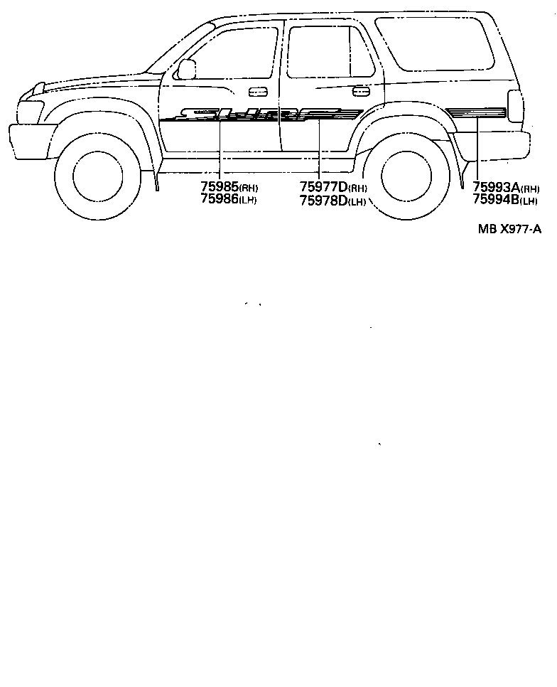  HILUX |  BODY STRIPE