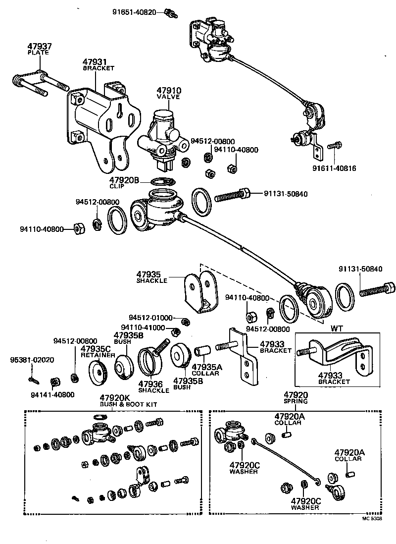  DYNA TOYOACE |  BRAKE TUBE CLAMP