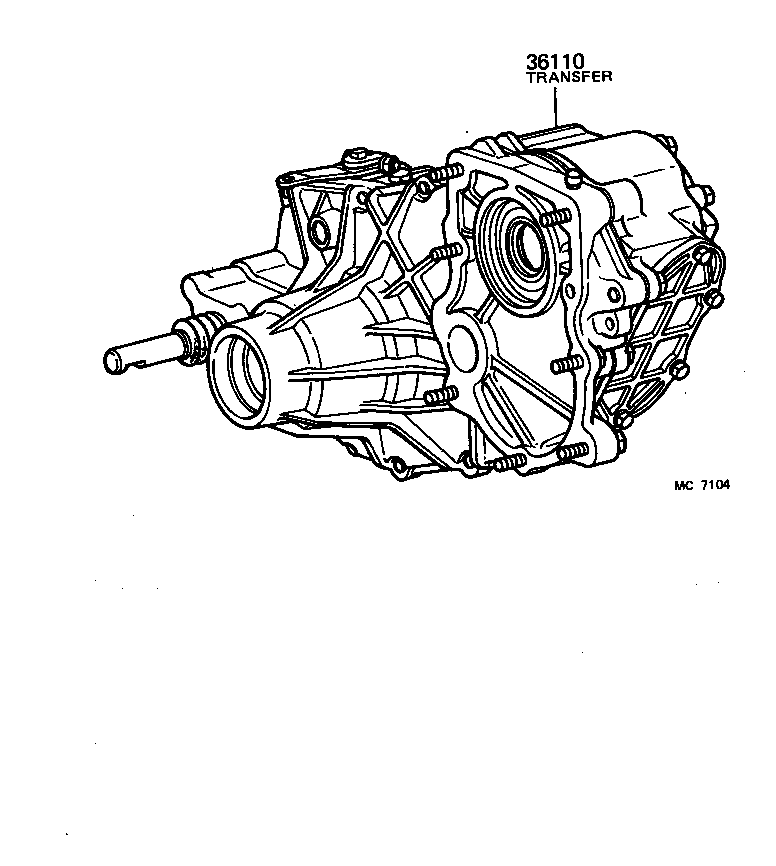  LAND CRUISER VAN |  TRANSFER ASSEMBLY GASKET KIT